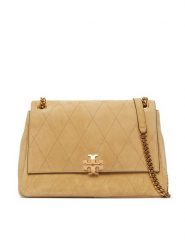 Tory Burch Torebka 183357 Beżowy. Brązowe torebki do ręki damskie Tory Burch, bez wzorów, ze skóry, bez dodatków. Za 3,029.00 zł.