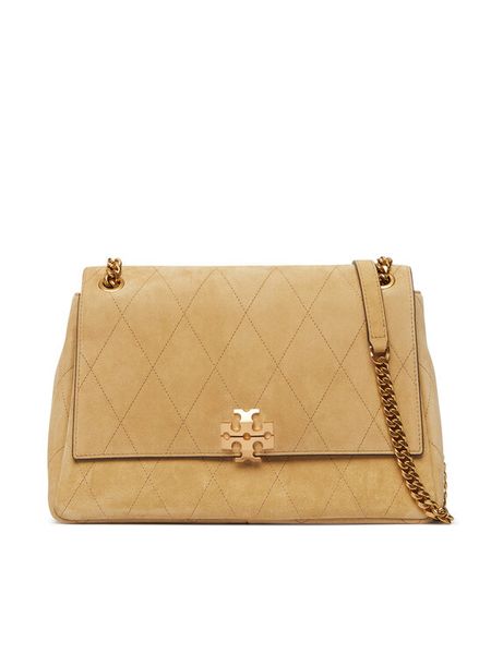 Tory Burch Torebka 183357 Beżowy. Brązowe torebki do ręki damskie Tory Burch, bez wzorów, bez dodatków. Za 3,029.00 zł.