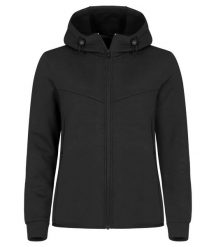 Clique Hayden Women lekka kurtka z kapturem w tkaninie air-layer – Black. Czarne kurtki damskie CLIQUE, xl, bez wzorów, z elastanu, z kapturem. Za 237.95 zł.