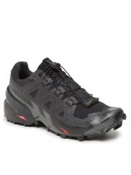 Salomon Buty do biegania Speedcross 6 L41737900 Czarny. Czarne buty sportowe męskie Salomon, z syntetyku, bez zapięcia, do biegania. Za 449.00 zł.