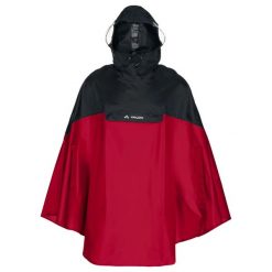 Poncho VAUDE Covero II. Czarne kurtki damskie Vaude, bez wzorów, bez kaptura. Za 284.05 zł.