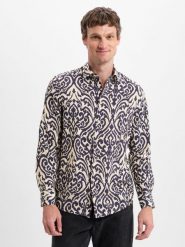 Drykorn koszula casual - Ramis Mężczyźni Regular Fit niebieski|beżowy, M. Brązowe koszule męskie DRYKORN, m, bez wzorów, casualowe, bez kołnierzyka, bez ramiączek. Za 599.95 zł.
