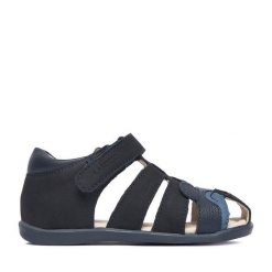 Sandały Lasocki Kids. Niebieskie sandały chłopięce Lasocki Kids, bez zapięcia. Za 129.99 zł.
