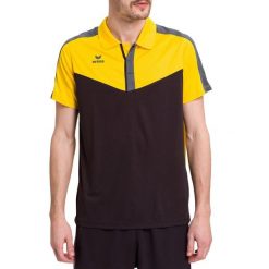 Polo Erima Squad. Czarne koszulki polo męskie Erima, m, bez wzorów, z materiału, sportowe, bez ramiączek. W wyprzedaży za 147.70 zł.