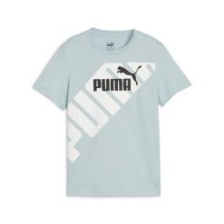 Puma Koszulka Power Graphic 67925422. Niebieskie koszulki sportowe męskie Puma, m, bez wzorów, z bawełny, bez kołnierzyka, bez ramiączek, na fitness i siłownię. Za 74.17 zł.