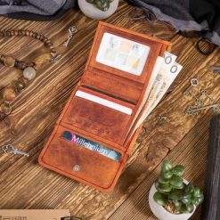 Paolo Peruzzi Mały portfel damski skórzany T-11-OR. Portfele damskie Paolo Peruzzi, bez wzorów. Za 97.66 zł.