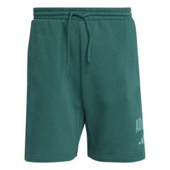 Szorty adidas Collegiate. Zielone krótkie spodenki sportowe męskie Adidas, m, bez wzorów. Za 160.00 zł.