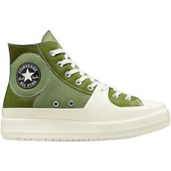 Trampki Converse Chuck Taylor All Star Construct, Dla obu płci. Zielone obuwie sportowe damskie Converse, bez wzorów, retro, bez zapięcia. W wyprzedaży za 390.00 zł.