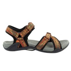 Damskie Sandały Sportowe. Brązowe sandały damskie Grisport, bez wzorów, z gumy, bez obcasa, bez zapięcia. Za 230.99 zł.