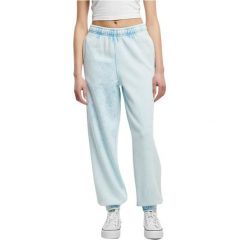 Spodnie dresowe Urban Classics Towel Washed. Niebieskie spodnie dresowe damskie Urban Classics, bez wzorów, z dresówki. Za 244.50 zł.