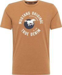 Mustang Mustang męska koszulka t-shirt Alex C Print 1012147 3299 XL. T-shirty męskie Mustang, m, bez wzorów, bez kołnierzyka. Za 109.99 zł.