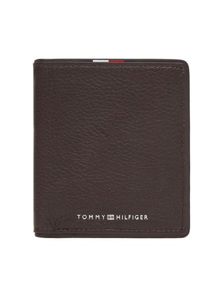 Tommy Hilfiger Portfel Th Corp Trifold AM0AM13742 Brązowy. Brązowe portfele męskie Tommy Hilfiger, bez wzorów, ze skóry. Za 249.99 zł.