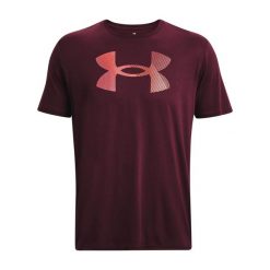 Koszulka fitness męska Under Armour Big Logo Fill. Brązowe buty sportowe męskie Under Armour, m, bez wzorów, bez kołnierzyka, bez ramiączek, na fitness i siłownię. Za 69.99 zł.