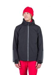 Kurtka narciarska Rossignol męska Strawpile JKT czarna. Czarne kurtki snowboardowe męskie Rossignol, l, bez wzorów, z materiału, długie, z kapturem, narciarskie. Za 809.00 zł.