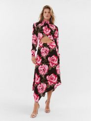 ROTATE Sukienka koktajlowa Jacquard Midi 1112502840 Kolorowy Regular Fit. Sukienki damskie ROTATE, bez wzorów, z wiskozy, wizytowe, bez kołnierzyka, bez ramiączek, midi. Za 1,119.00 zł.
