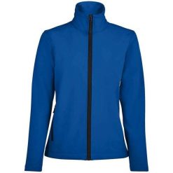 Kurtka Soft Shell Dla Kobiet. Niebieskie kurtki sportowe damskie SOL'S, s, bez wzorów, bez kaptura, trekkingowe. Za 146.99 zł.