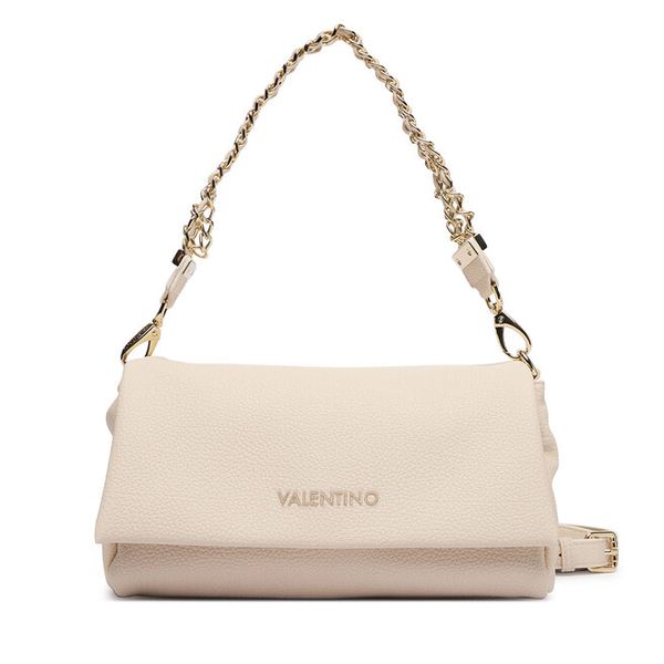 Torebka Valentino. Białe listonoszki damskie Valentino, bez wzorów, ze lnu, bez dodatków. Za 749.99 zł.