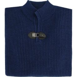 Sweter UBERTO 15-101CS. Brązowe swetry przez głowę męskie Giacomo Conti, na jesień, z aplikacjami, z wełny, ze stójką. Za 349.00 zł.