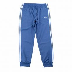 Second life - Spodnie dresowe damskie W E 3S PANT TRI niebieskie - Jak nowy. Niebieskie spodnie sportowe damskie Adidas, l, bez wzorów, z dresówki, do biegania. Za 143.46 zł.