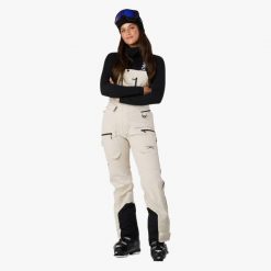 Spodnie narciarskie kobiece Swedemount Lofoten 3L Shell Bib Pants II wodoodporne. Szare spodnie sportowe damskie SWEDEMOUNT, l, bez wzorów, narciarskie. W wyprzedaży za 672.00 zł.