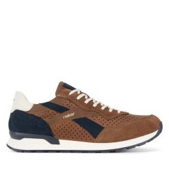 Półbuty Rieker Revolution Lifestyle. Brązowe półbuty na co dzień męskie Rieker Revolution Lifestyle, bez zapięcia. Za 439.99 zł.