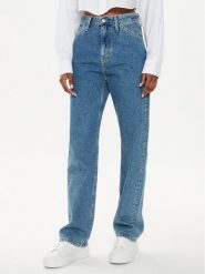 Calvin Klein Jeans Jeansy J20J223718 Niebieski Straight Fit. Niebieskie jeansy damskie Calvin Klein Jeans. Za 399.99 zł.