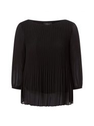 S.Oliver BLACK LABEL Bluzka Kobiety czarny, 42. Czarne bluzki damskie s.Oliver BLACK LABEL, s, bez wzorów, z syntetyku, eleganckie, bez kołnierzyka, bez ramiączek. Za 349.95 zł.
