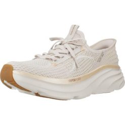 Buty SKECHERS SLIP-INS DLUX VAPOR EVENING Beżowy. Brązowe obuwie sportowe damskie Skechers, bez wzorów, z tkaniny, trekkingowe, Skechers Sport. Za 429.99 zł.