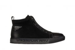 Trzewiki John Doubare 21212X-1B-R Black 104199, Czarny, Skóra naturalna - 40. Czarne buty sportowe męskie John Doubare, z nubiku, bez zapięcia. W wyprzedaży za 404.10 zł.