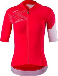 Koszulka rowerowa damska Silvini Rosalia WD1619. Czerwone koszulki sportowe damskie Silvini, m, z aplikacjami, z elastanu, bez kołnierzyka, bez ramiączek, rowerowe. Za 284.70 zł.