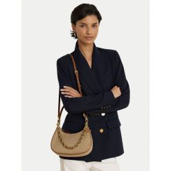 Torebka LAUREN RALPH LAUREN. Brązowe torebki do ręki damskie Lauren Ralph Lauren, bez wzorów, klasyczne, bez dodatków. Za 1,699.00 zł.