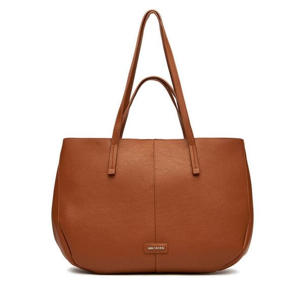 Torebka GINO ROSSI. Brązowe torebki do ręki damskie Gino Rossi, bez wzorów, bez dodatków. Za 179.99 zł.