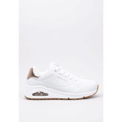 Buty na co dzień damskie SKECHERS UNO GOLDEN AIR. Białe obuwie sportowe damskie Skechers, bez wzorów, trekkingowe, Skechers Sport. Za 303.00 zł.