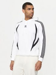 Adidas Bluza IZ4829 Biały Regular Fit. Białe bluzy męskie Adidas, l, bez wzorów, z bawełny, bez kaptura. Za 199.99 zł.