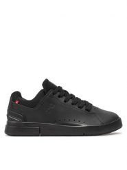 On Sneakersy The Roger Advantage 3WD10650485 Czarny. Czarne obuwie sportowe damskie On, bez wzorów, ze skóry, do biegania. Za 499.99 zł.
