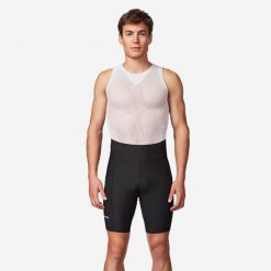 Spodenki rowerowe szosowe męskie Van Rysel EDR. Czarne szorty męskie VAN RYSEL, na lato, l, bez wzorów, z elastanu. Za 199.99 zł.