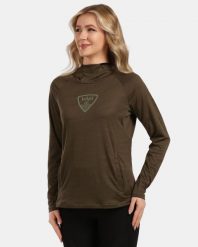 Damska bluza fitness Kilpi AILEEN-W. Zielone bluzy sportowe damskie Kilpi, bez wzorów, bez kaptura, na fitness i siłownię. Za 292.95 zł.