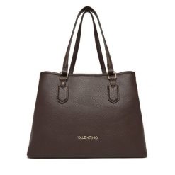 Torebka Valentino. Brązowe torebki do ręki damskie Valentino, bez wzorów, klasyczne, bez dodatków. Za 589.99 zł.
