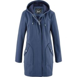 Parka softshell bonprix indygo melanż. Niebieskie parki damskie bonprix, melanż, z softshellu. Za 239.99 zł.