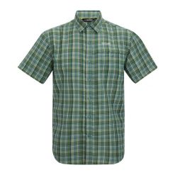 Męska Koszula Z Krótkim Rękawem Mindano Multi Check. Niebieskie koszule męskie Regatta, m, bez wzorów, z materiału, bez kołnierzyka, bez ramiączek. Za 128.99 zł.