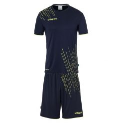 Zestaw koszulka i spodenki Uhlsport Score 26. Niebieskie szorty męskie Uhlsport, s, bez wzorów, z materiału. Za 194.00 zł.