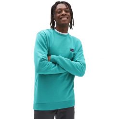Bluza męskie Vans Sequence Crew. Zielone bluzy męskie Vans, m, bez wzorów, z bawełny, bez kaptura. Za 290.00 zł.