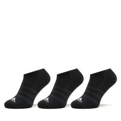 Skarpety krótkie adidas. Czarne skarpety damskie Adidas, bez wzorów. Za 49.99 zł.