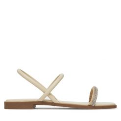 Sandały ONLY Shoes. Sandały damskie ONLY Shoes, bez wzorów, bez obcasa, na płaskiej podeszwie, bez zapięcia. Za 109.99 zł.