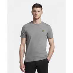 Koszulka Lyle & Scott T Plain. Szare koszulki sportowe męskie LYLE AND SCOTT, m, bez wzorów, z bawełny, bez kołnierzyka, bez ramiączek, na fitness i siłownię. Za 176.50 zł.