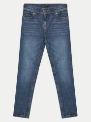 Tommy Hilfiger Jeansy Scanton Y KB0KB09324 Niebieski Slim Fit. Niebieskie jeansy dla chłopców Tommy Hilfiger, z bawełny. Za 149.99 zł.
