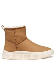Geox Kozaki J Laquinny J56M3C 000AU C6627 D Brązowy. Brązowe buty zimowe dziewczęce Geox, bez wzorów, ze skóry, bez zapięcia. Za 269.99 zł.