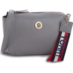 Torebka TOMMY HILFIGER - Charming Tommy Flap AW0AW05689 903. Szare listonoszki damskie Tommy Hilfiger, ze skóry ekologicznej. Za 549.00 zł.