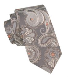 Krawat Męski - Alties - Odcienie Beżów, Motyw w Duże Kwiaty. Krawaty i muchy Alties, bez wzorów, z tkaniny, eleganckie. Za 49.00 zł.