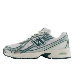 Buty do chodzenia dla dorosłych New Balance 740v2 White Marsh Green. Białe obuwie sportowe damskie New Balance, bez wzorów, trekkingowe. Za 511.22 zł.